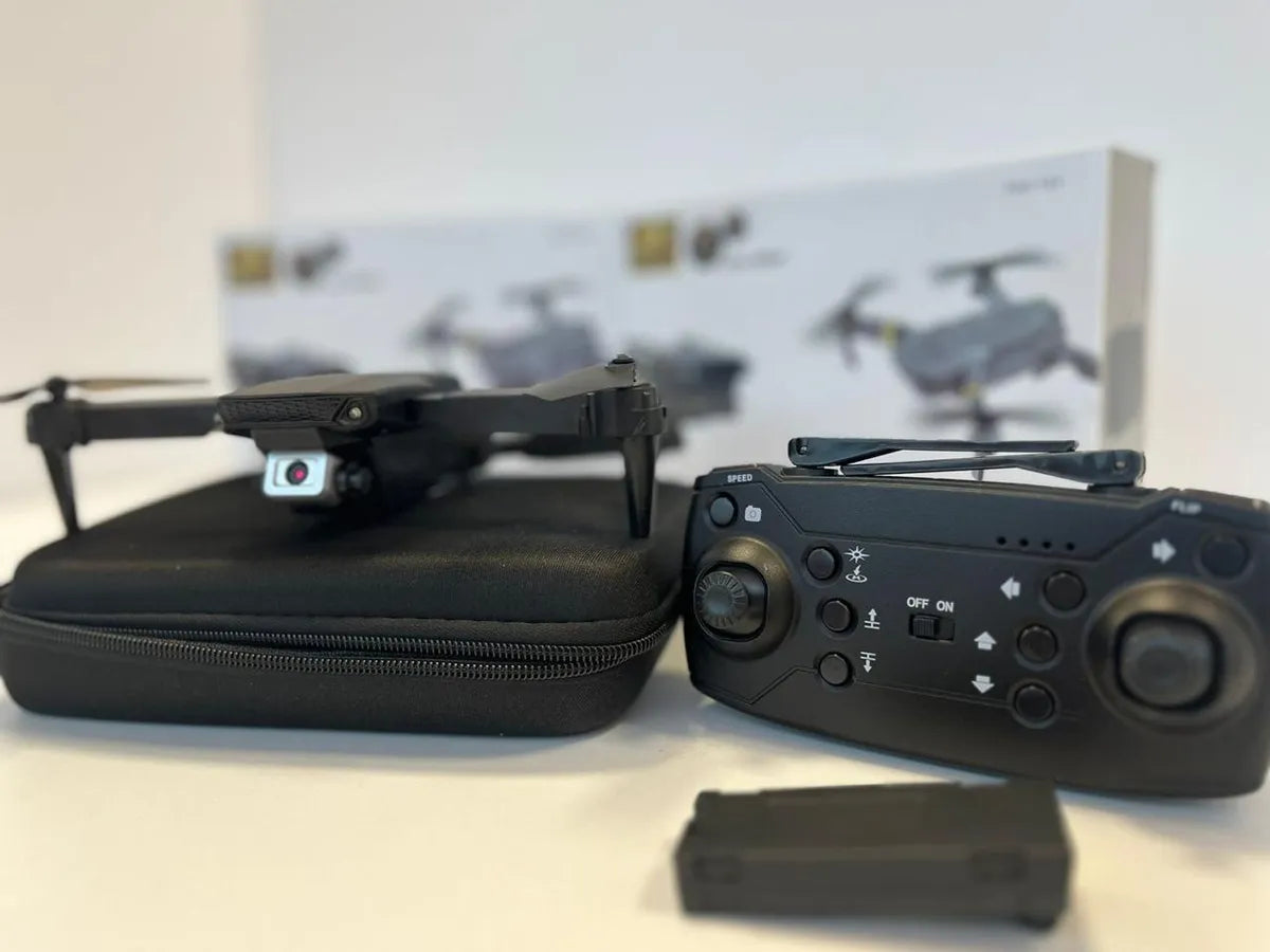 Drone WiFi 4K Dual Cámara – Maletín + Envío Gratis