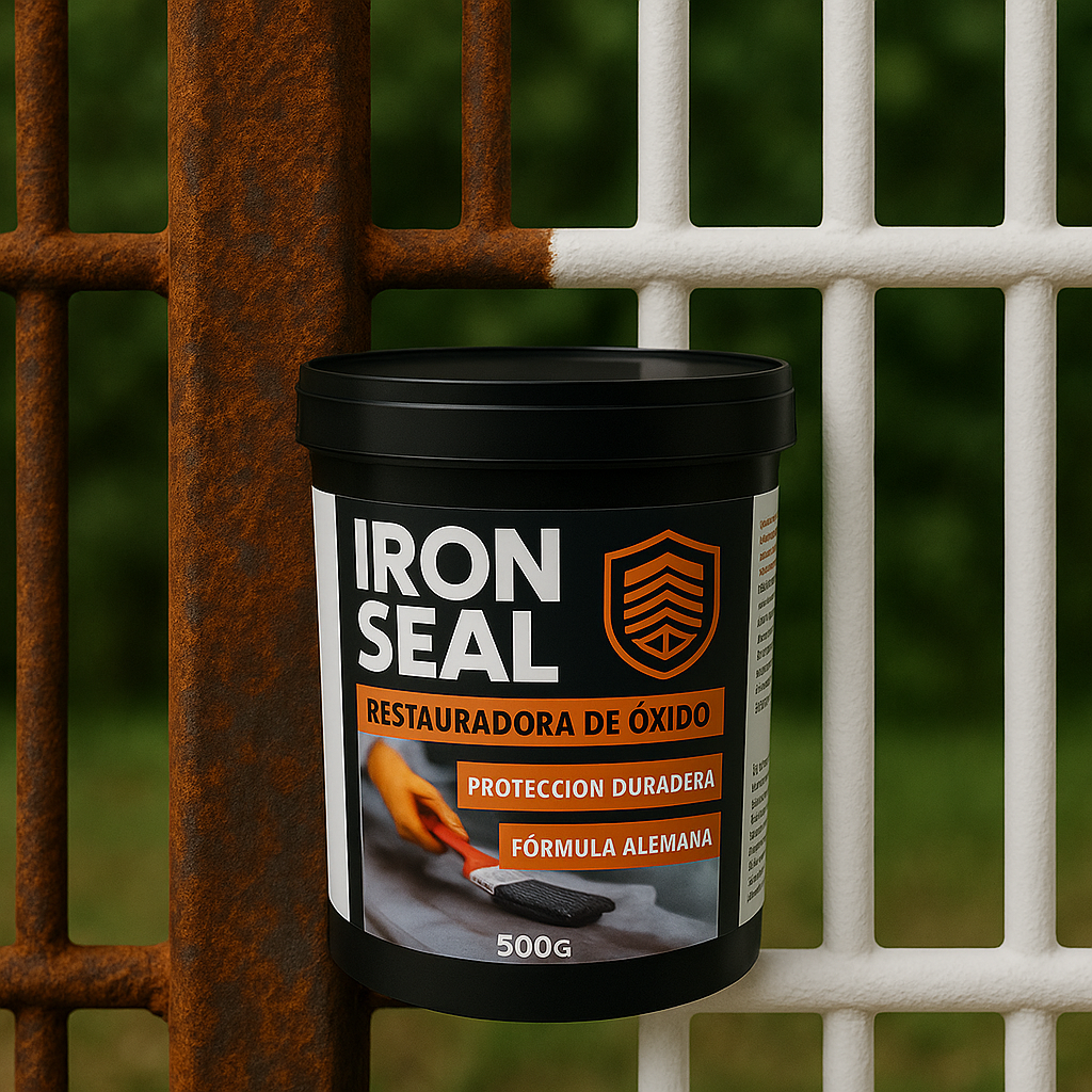 Iron Seal Reparación 500 g – 3 en 1 (Elimina, sella y previene óxido)