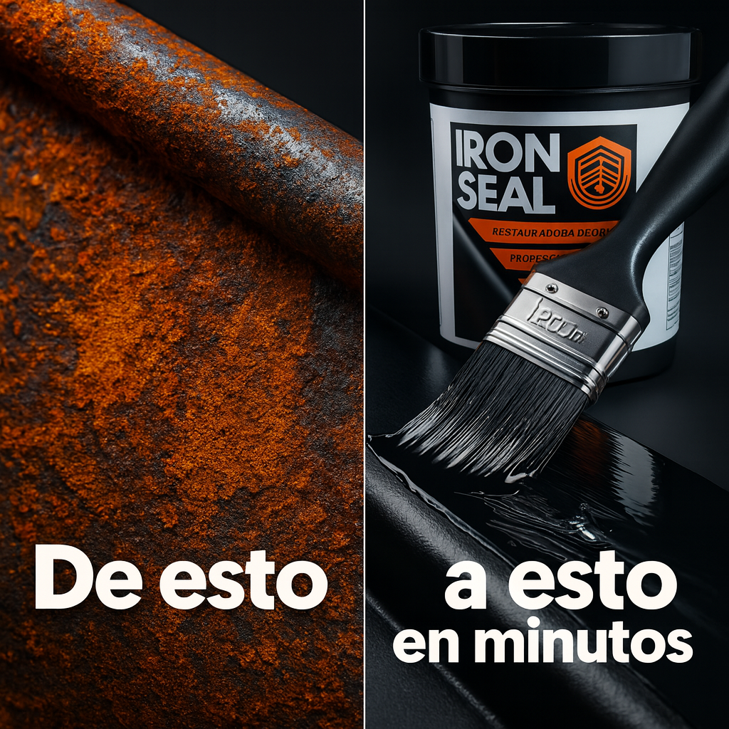 Iron Seal Reparación 500 g – 3 en 1 (Elimina, sella y previene óxido)