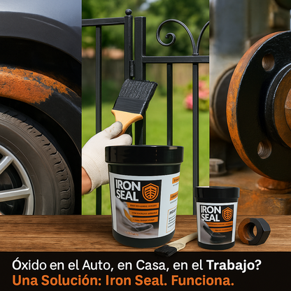 Iron Seal Reparación 500 g – 3 en 1 (Elimina, sella y previene óxido)