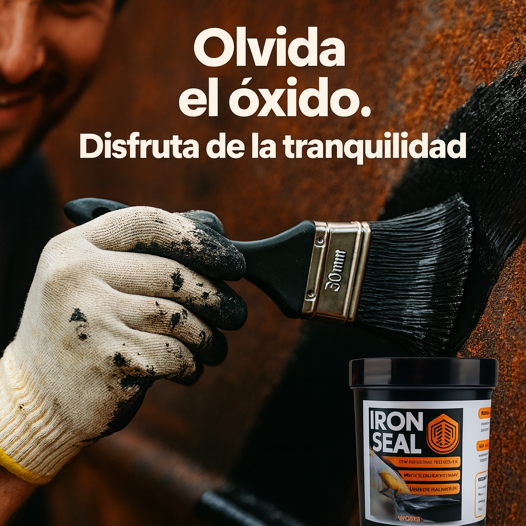 Iron Seal Reparación 500 g – 3 en 1 (Elimina, sella y previene óxido)